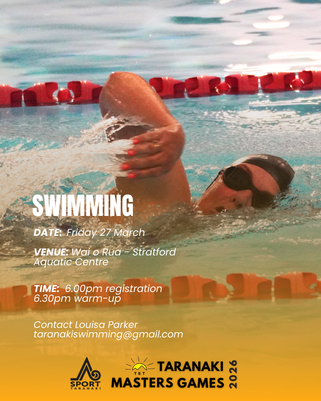 Taranaki Masters Swimming 2026